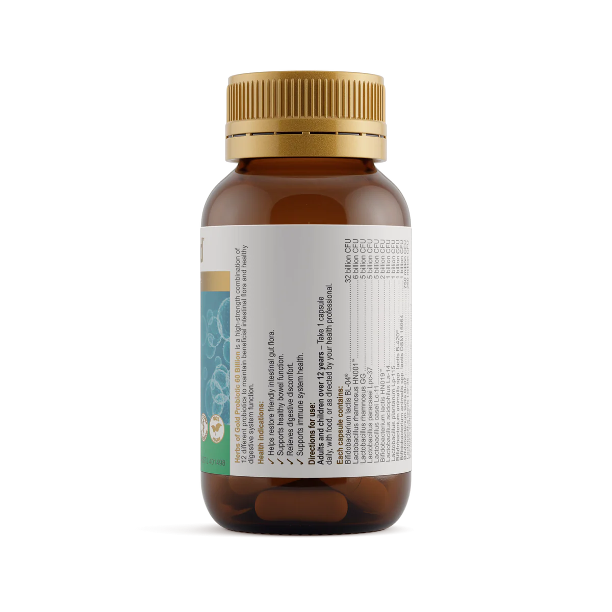 Herbs of Gold – Probiotic 60 Billion