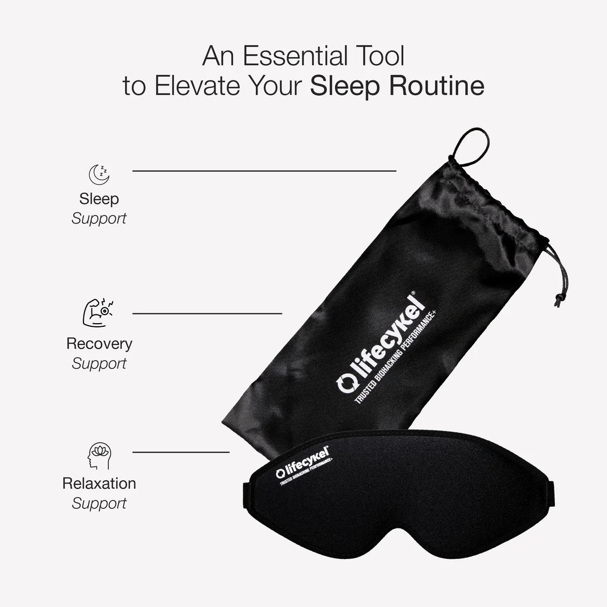 Life Cykel - Blackout Sleep Mask