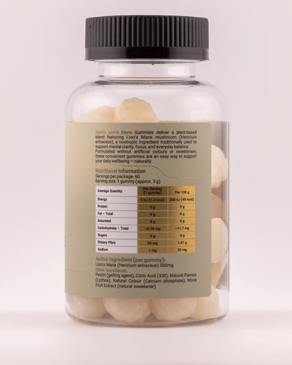 Apollo Nutraceuticals – Lion’s Mane Gummies