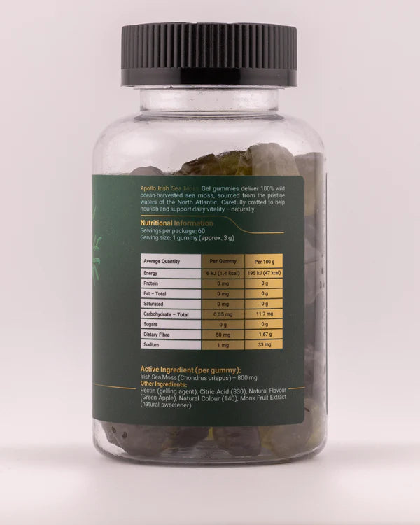 Apollo Nutraceuticals – Irish Sea Moss Gummies