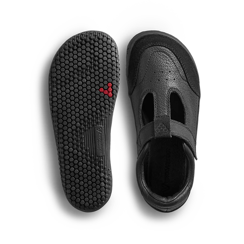 Vivobarefoot Gobi T-Bar – Preschool Obsidian