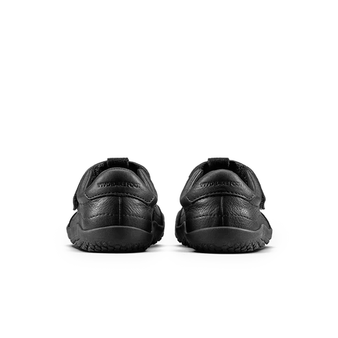 Vivobarefoot Gobi T-Bar – Preschool Obsidian