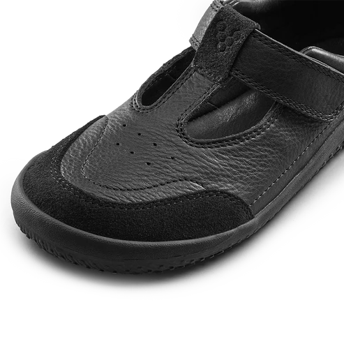 Vivobarefoot Gobi T-Bar – Preschool Obsidian