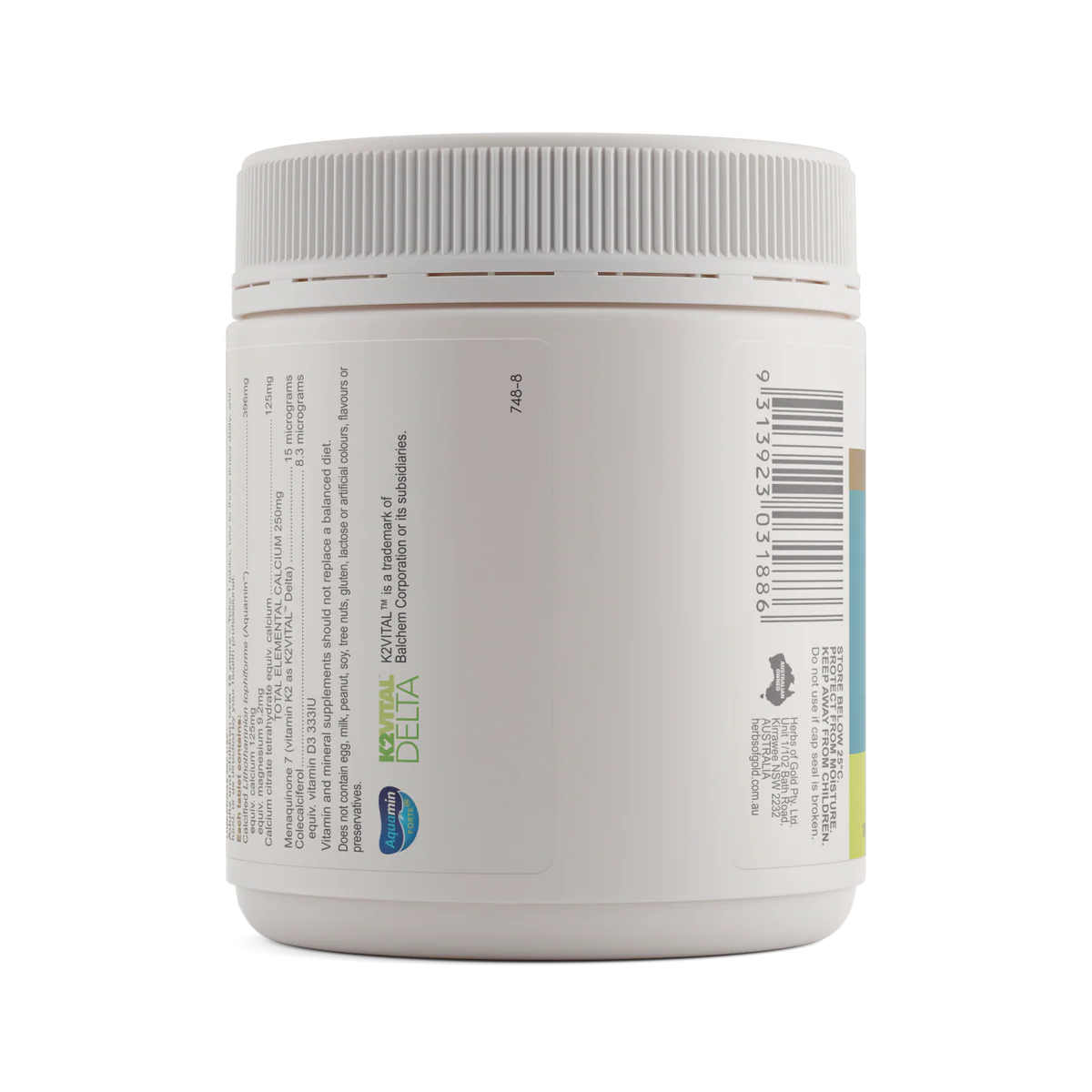 Herbs of Gold – Calcium K2 with D3