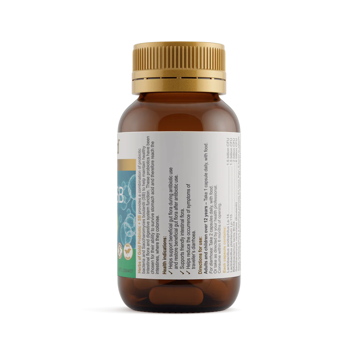 Herbs of Gold – Probiotic + SB