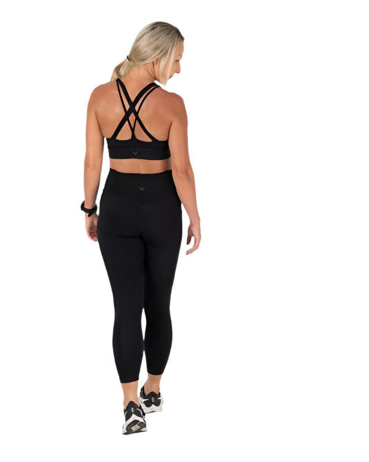 WPN Sora Cross Up Bra - Black
