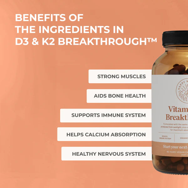 Happy Mammoth - Vitamin D3 & K2 Breakthrough