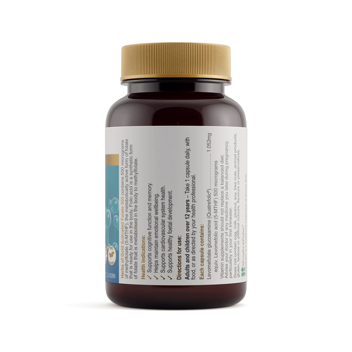 Herbs of Gold – Activated Folate 500