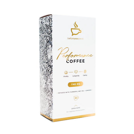 Before You Speak Performance Coffee