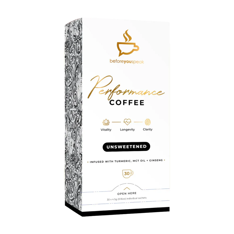 Before You Speak Performance Coffee