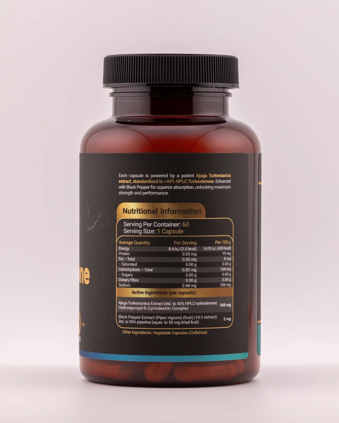 Apollo Nutraceuticals – Enhanced Turkesterone 40% HPLC (60 caps)