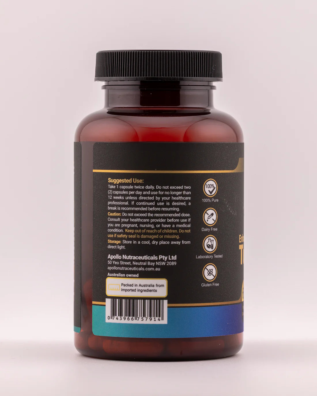 Apollo Nutraceuticals – Enhanced Turkesterone 40% HPLC (60 caps)