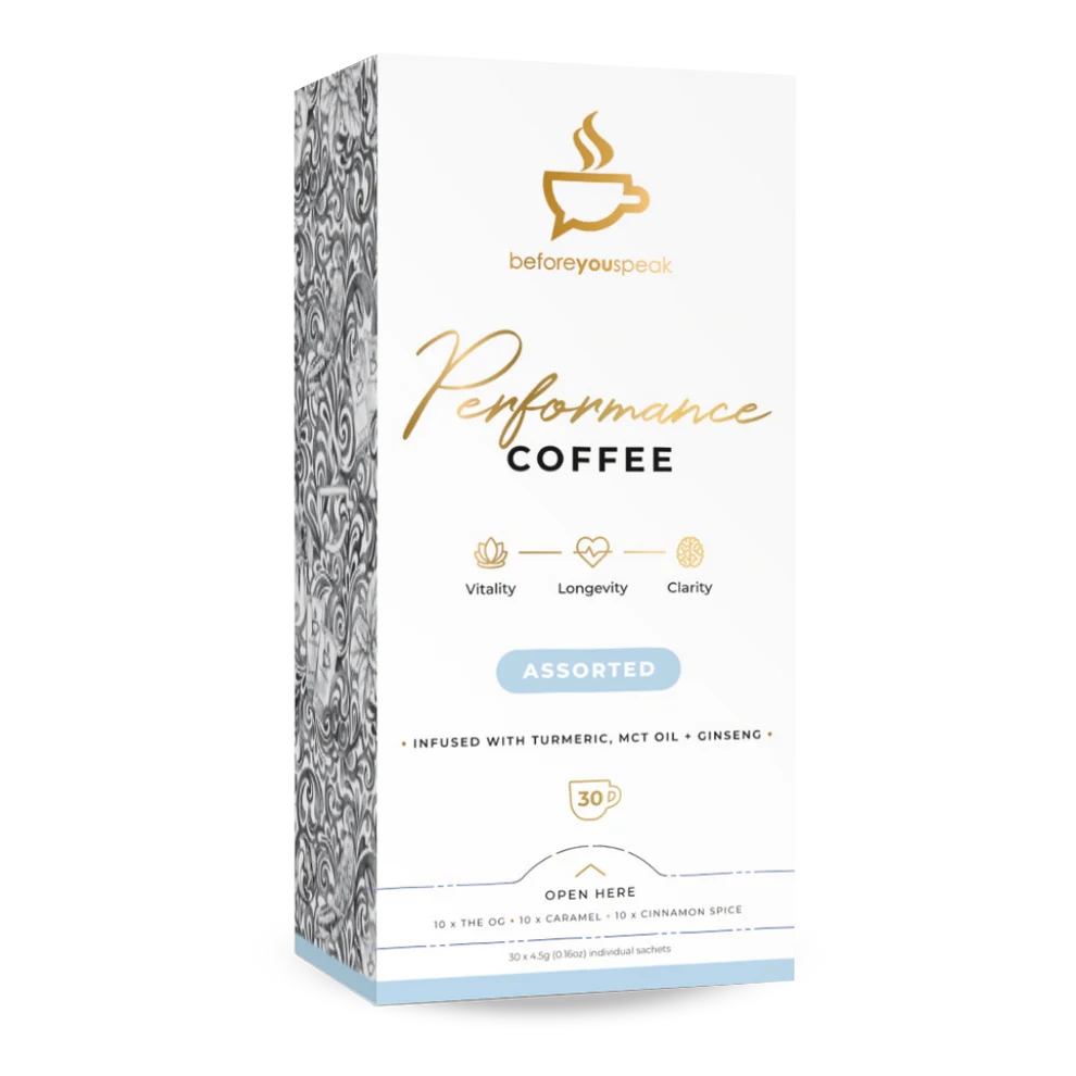 Before You Speak Performance Coffee