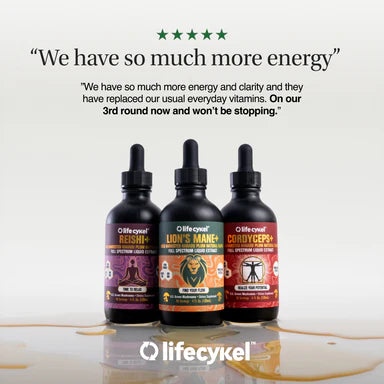 Life Cykel - Professional Athlete's Pack - Lion's Mane, Cordyceps & Reishi