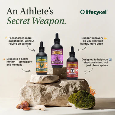 Life Cykel - Professional Athlete's Pack - Lion's Mane, Cordyceps & Reishi