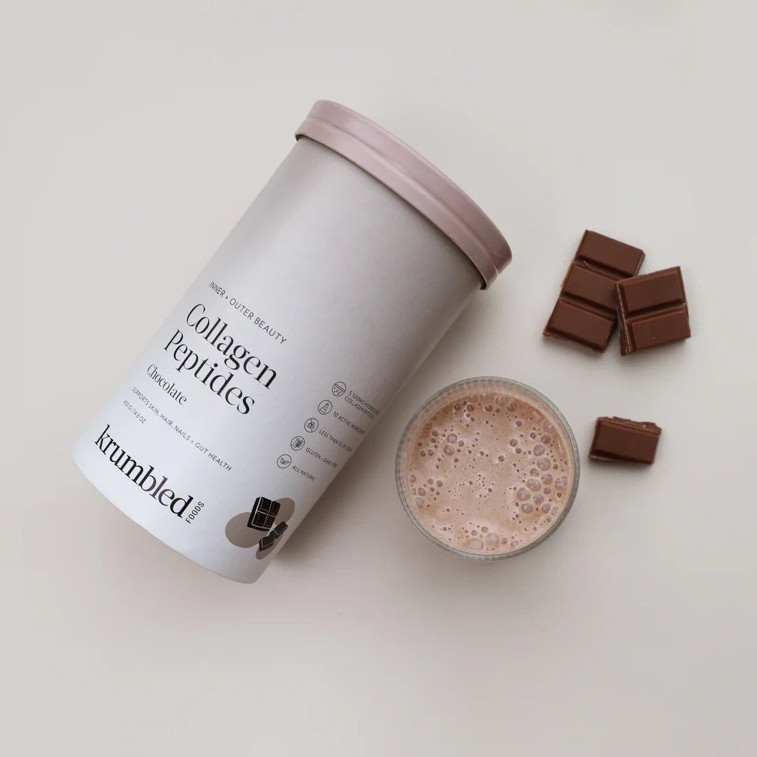 Krumbled Foods – Inner + Outer Beauty Collagen Peptides