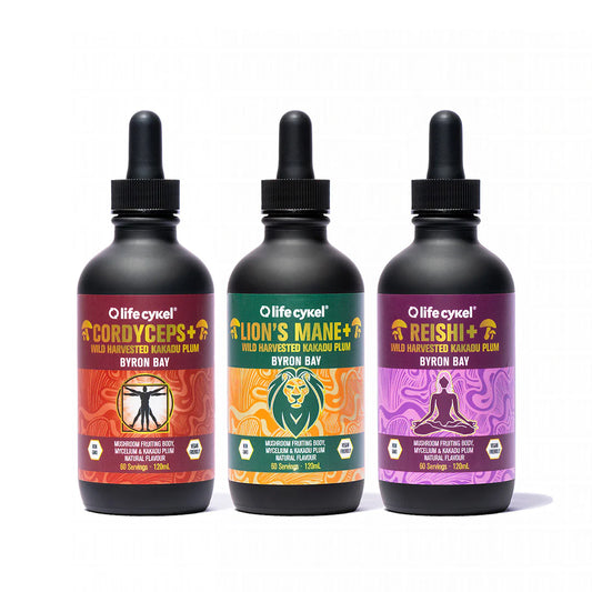 Life Cykel - Professional Athlete's Pack - Lion's Mane, Cordyceps & Reishi