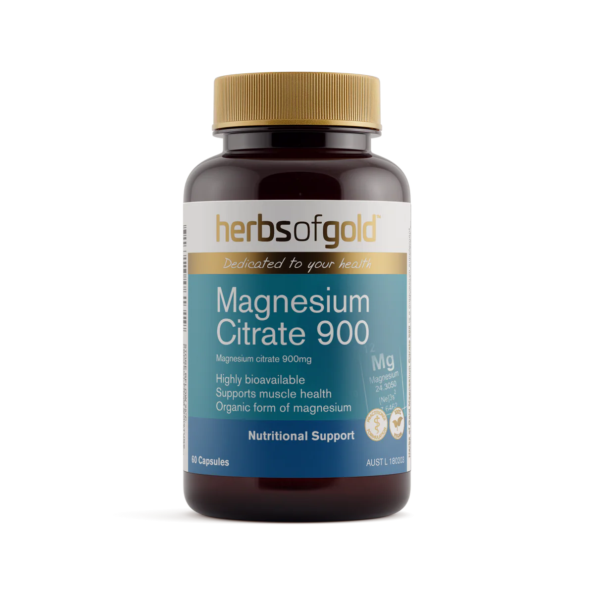 Herbs of Gold – Magnesium Citrate 900